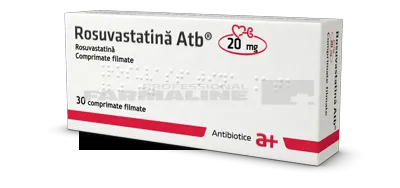 ROSUVASTATINA ATB 20 mg x 30 COMPR. FILM. 20mg ANTIBIOTICE S A