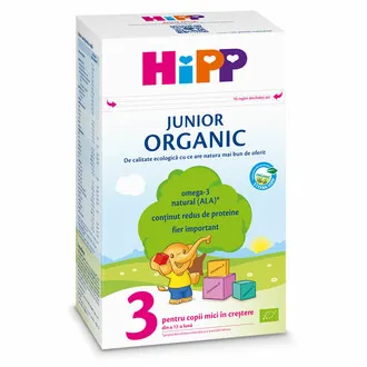 Hipp Lapte Praf Organic 3 500g