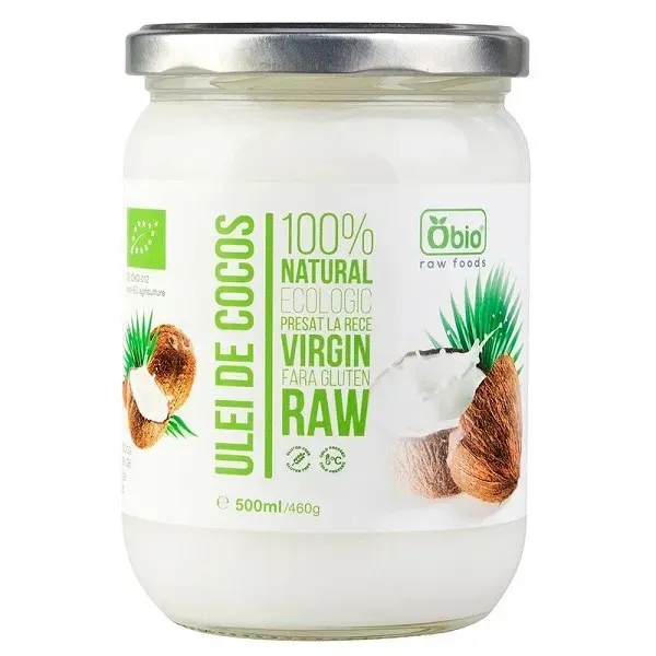 Obio Ulei de Cocos Raw 500ml