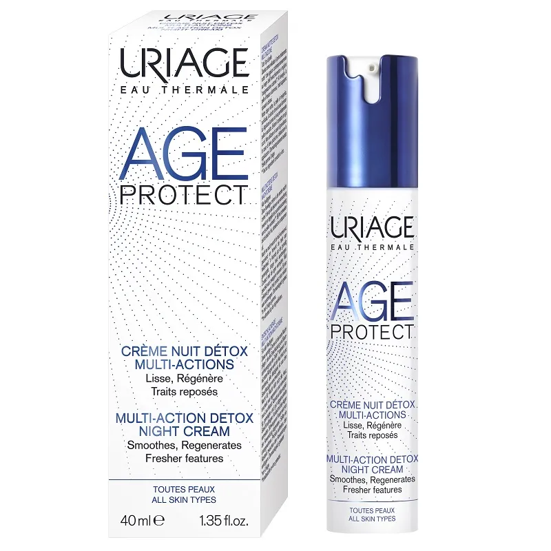 URIAGE AGE PROTECT CREMA NOAPTE DETOX ANTIAGING X 40 ML