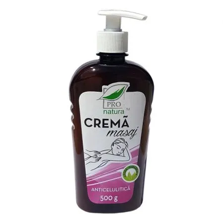 Crema de masaj anticelulitica, 500 g, Pro Natura