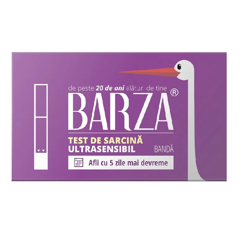 Test de sarcina banda ultrasensibil Barza, Biotech Atlantic USA