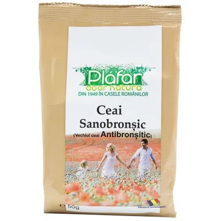 Ceai sanobronsic, 50 g, Plafar