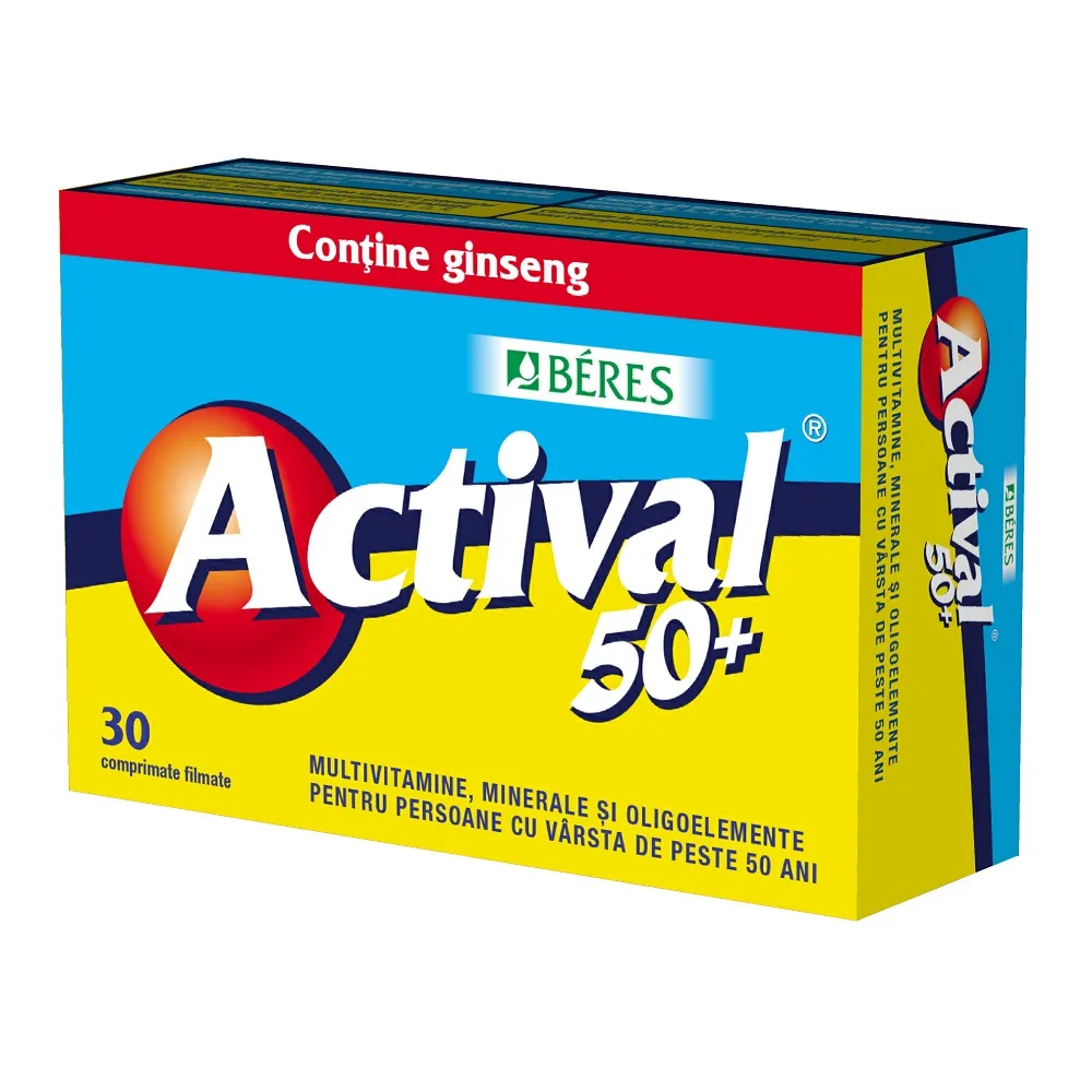 Actival 50+ x 30 comprimate filmate (Beres)