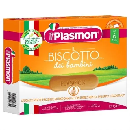 Biscuiti cu vitamine +6luni, 320g, Plasmon