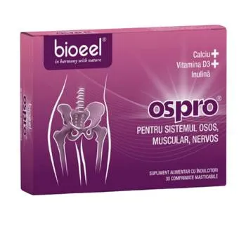 Ospro, 30 comprimate mestecabile, Bioeel
