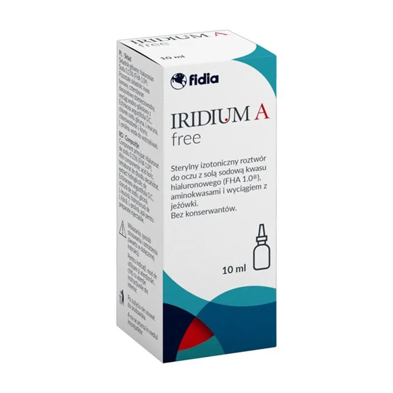 Iridium A Free solutie oftalmica, 10 ml, Biosooft