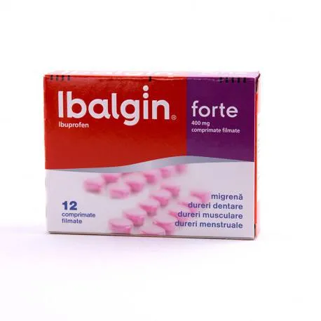 Ibalgin forte 400mg, 12 comprimate filmate