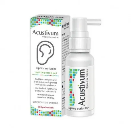 Acustivum spray auricular, 20 ml