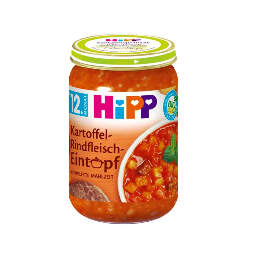 Hipp tocanita cartofi si vitel 250g