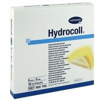 HARTMANN Hydrocoll Pansament hidrocoloidal steril, 5cm x 5cm, 10 bucati