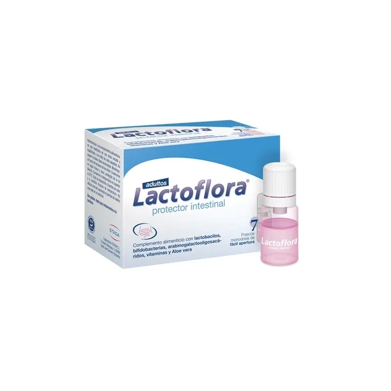 Lactoflora,protectie intestinala adulti , 7 flacoane