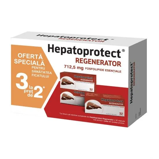 Hepatoprotect Regenerator PACHET, 96 capsule, Biofarm