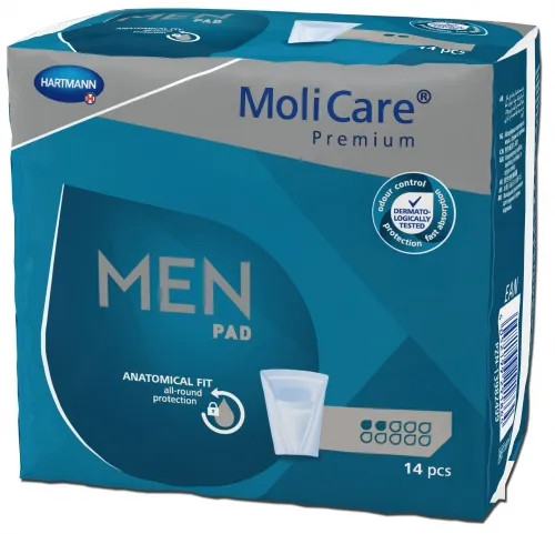 HARTMANN Molicare Premium Men Pad 2 picaturi, tampoane incontinenta, 14 bucati