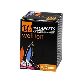 LANCETE WELLION 33G X 0.2MM X 50BUC