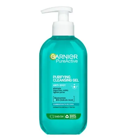 Gel de curatare pentru ten gras Pure Active Skin Naturals, 200 ml, Garnier