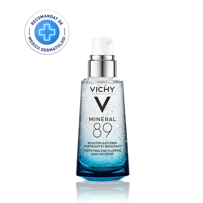 VICHY MINERAL 89 GEL BOOSTER CU EFECT DE HIDRATARE FORTIFIERE SI REUMPLERE CU ACID HIALURONIC 50ML