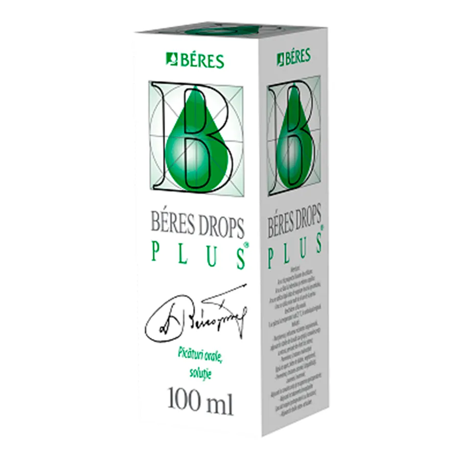 Beres Drops Plus picaturi orale solutie, 100 ml, Beres Pharmaceuticals Co