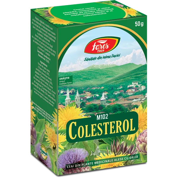Fares Ceai Colesterol plante combinate 50g vrac