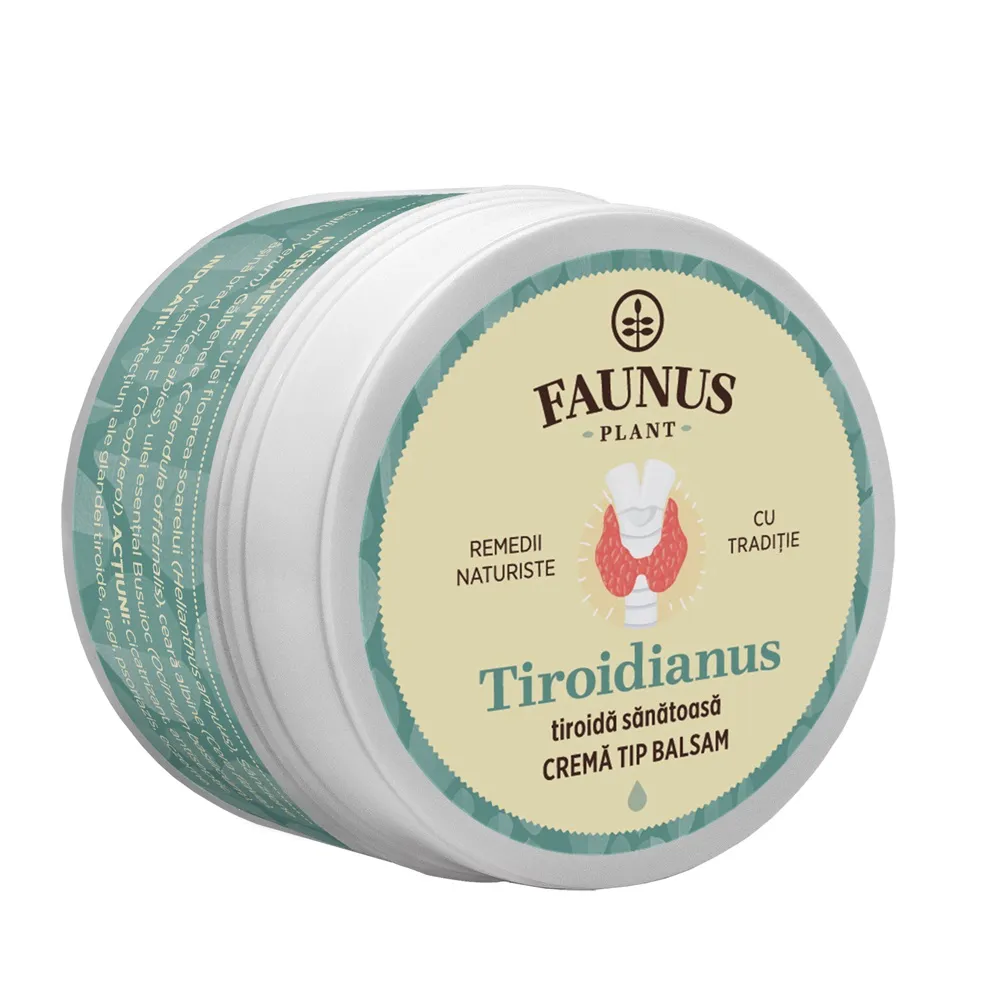 Crema tip balsam Tiroidianus, 50 ml, Faunus Plant