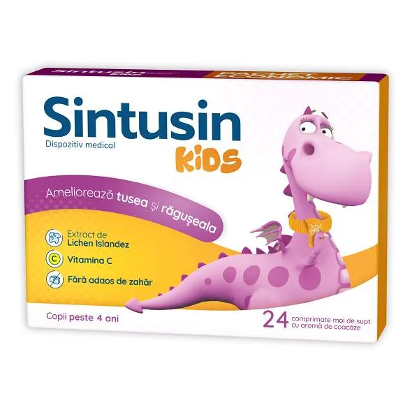 SINTUSIN KIDS 24 COMPRTIMATE MOI DE SUPT