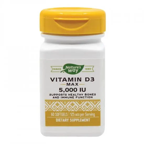 Secom Vitamina D3 5000UI x 60 de capsule