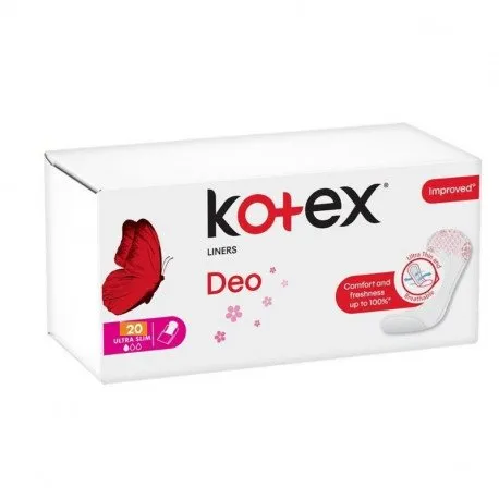 Kotex Absorbante zilnice Deo Ultra Slim 20 buc