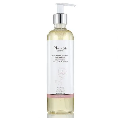 Gel dus Geranium & Jasmine Shower Gel, 300 ml, Nourish London