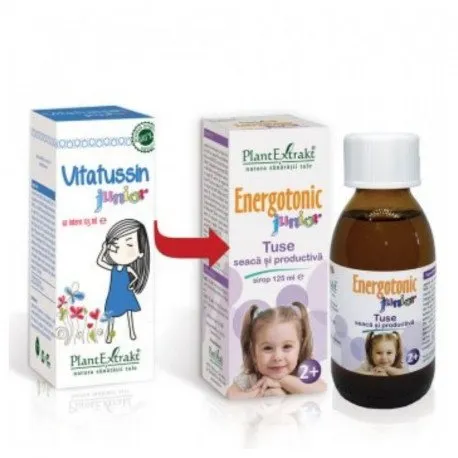 PlantExtrakt Energotonic Junior Tuse seaca, productiva, 125ml