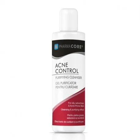 Pharmacore Acne Control Gel purificator curatare, 150 ml