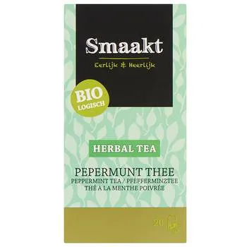 Ceai de menta bio, 20 plicuri, Smaakt