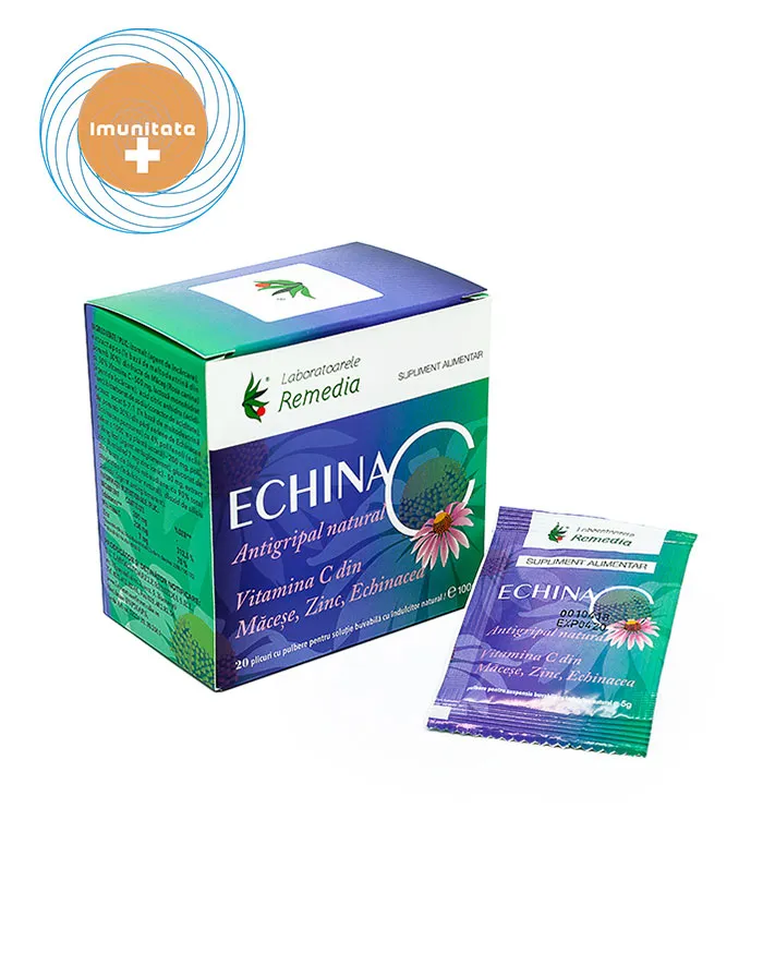 Echina C 1000mg x 20 plicuri - Lab.Remedia