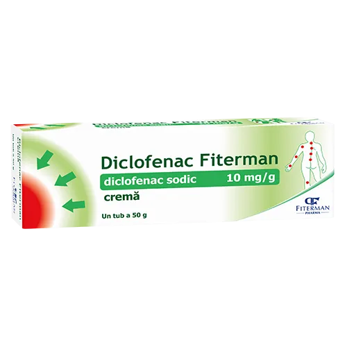 Diclofenac crema 1% *50g Fiterman