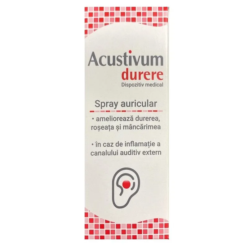 ZDROVIT ACUSTIVUM DURERE SPRAY AURICULAR 20ML