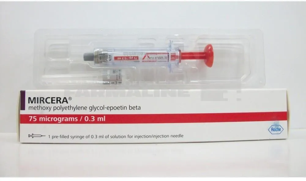 MIRCERA 75mcg/0,3ml x 1 SOL. INJ. IN SERINGA PREUMPLUT 75mcg/0,3ml ROCHE REGISTRATION L