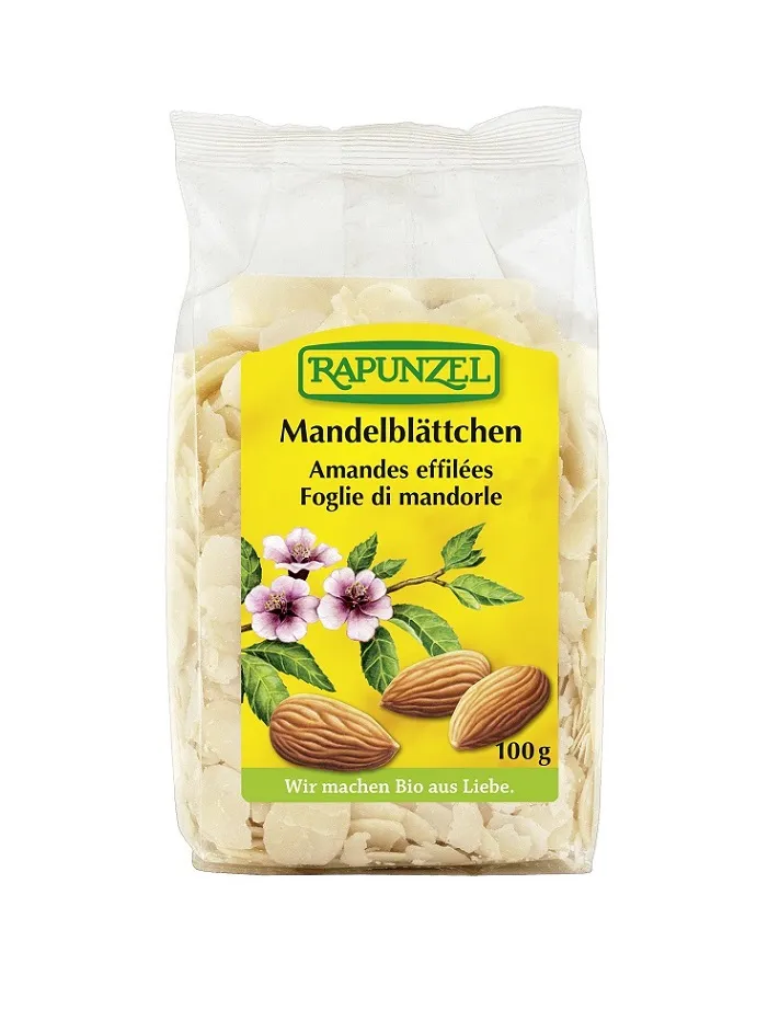 Felii de migdale eco, 100g, Rapunzel