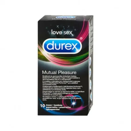 Durex Mutual Pleasure prezervative, 10 bucati