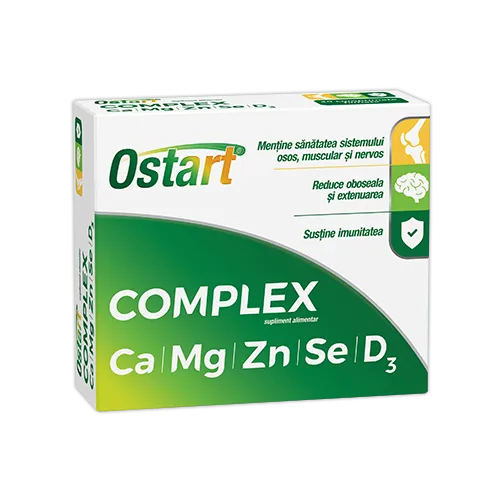 OSTART COMPLEX CA+MG+ZN+SE+D3 X 20 COMPRIMATE