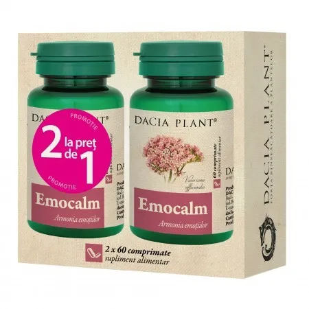 Emocalm x 60 comprimate 1+1cadou (DaciaPlant)