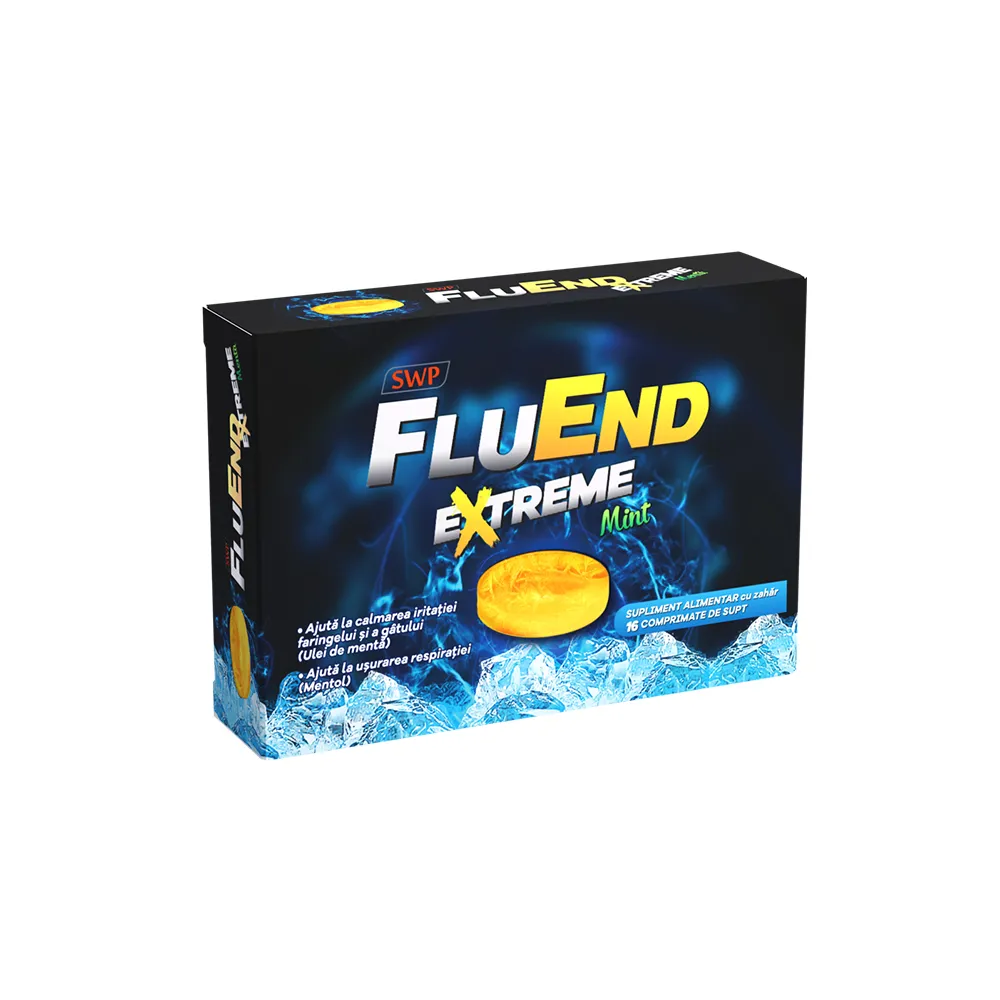 FluEnd Extreme, 16 comprimate, Sun Wave Pharma