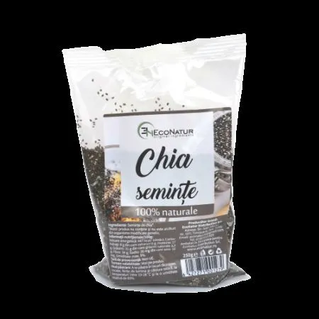 Seminte de chia, 250 g, Econatur