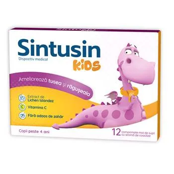 Sintusin Kids, 12 comprimate, Zdrovit