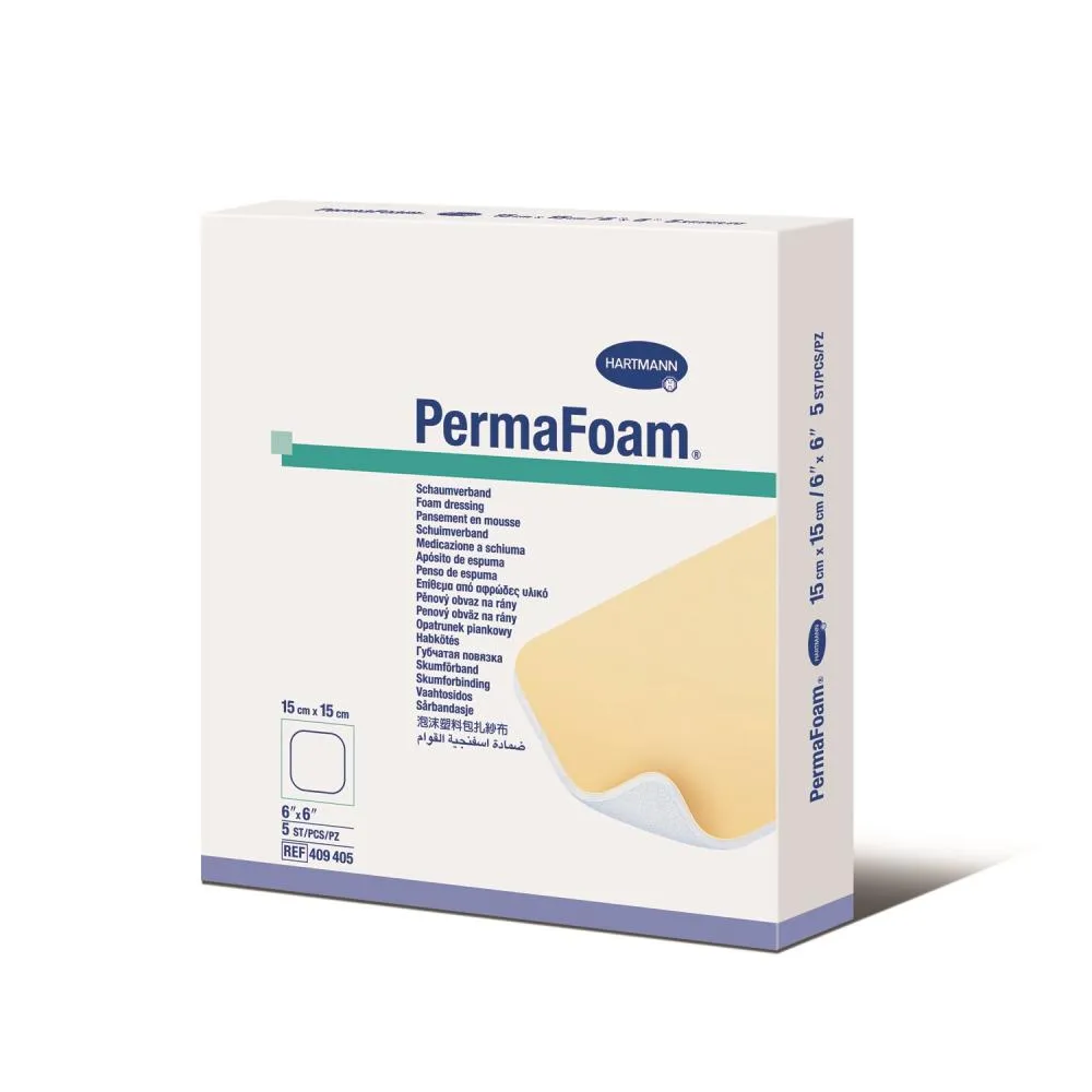 PermaFoam pansament spuma 15cmx15cm x 5buc