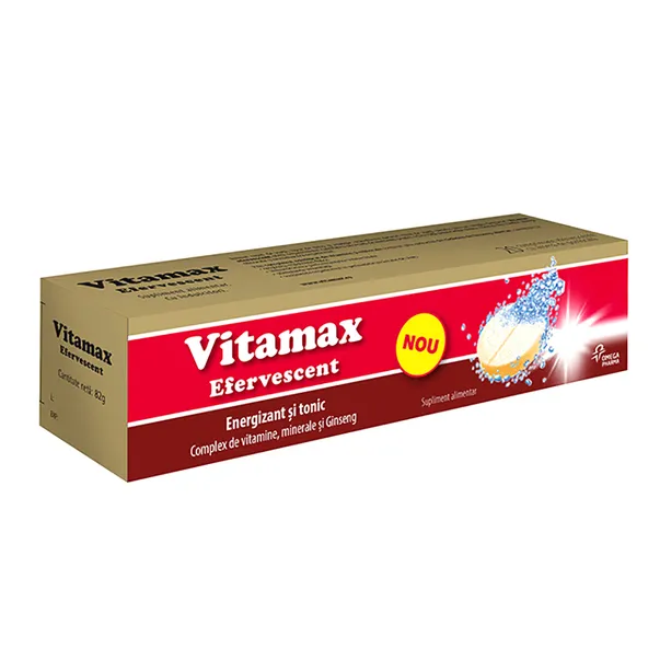 Vitamax , 20 cpmprimate efervescente