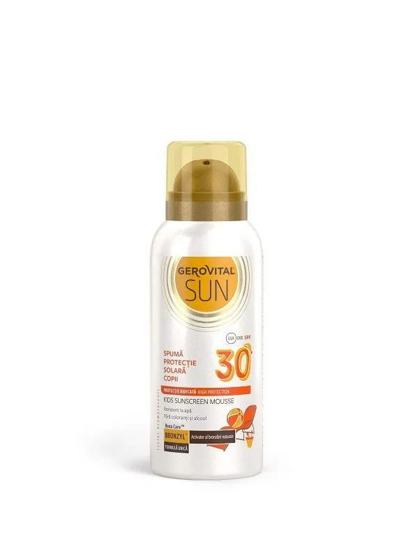 GEROVITAL SUN SPUMA PROTECTIE SOLARA COPII SPF30 X 100ML