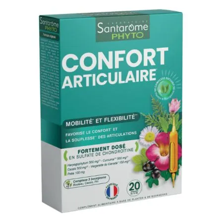 Confort Articulaire Phyto, 20 fiole x 10 ml, Santarome