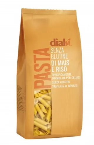 Dialsi Penne Rigate din porumb si orez, fara gluten x 1 kg