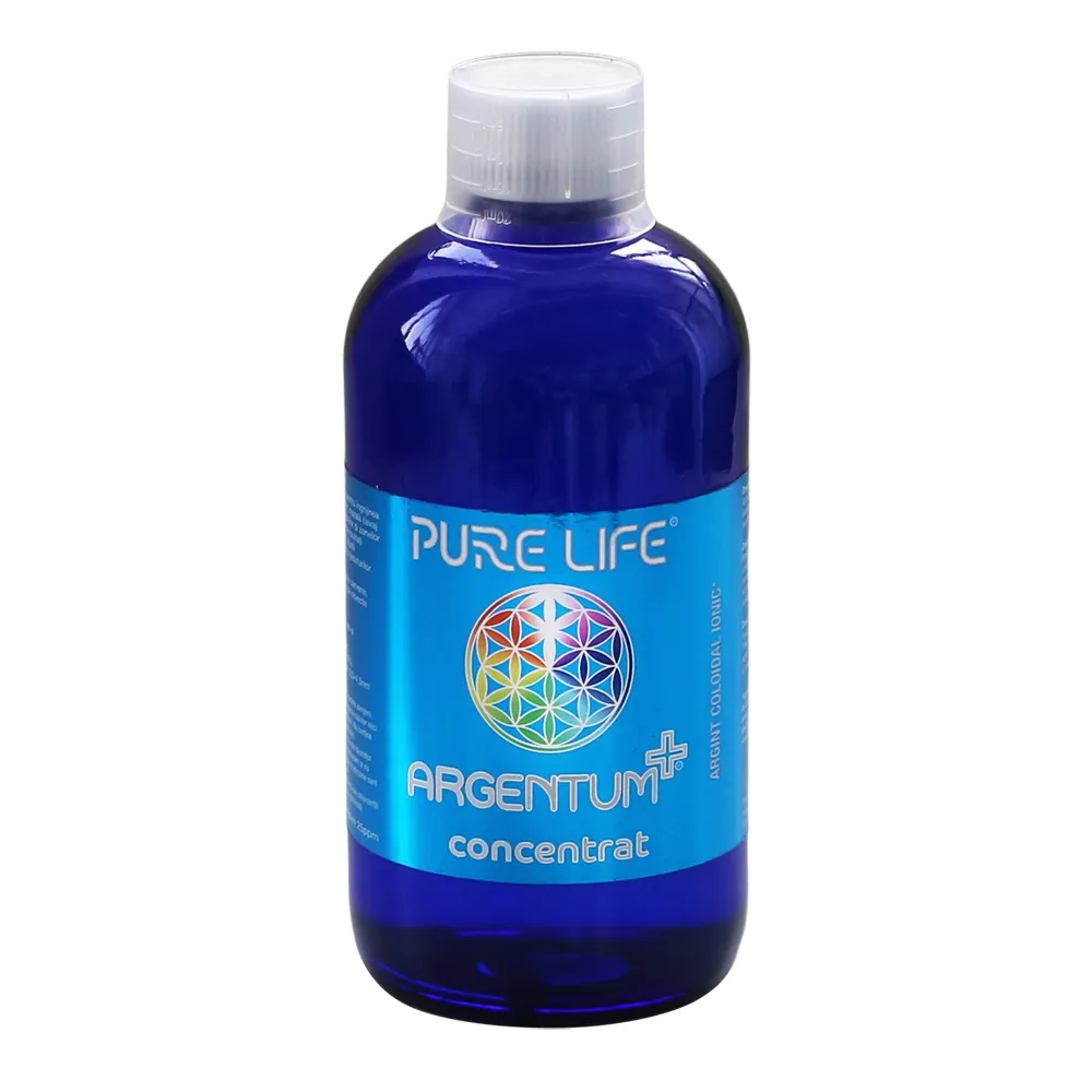 Pure Life Argentum+ 20ppm argint coloidal forte x 240ml