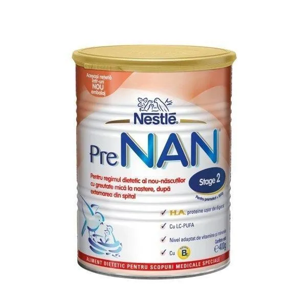 NESTLE 023107 LAPTE PRAF PRENAN 2 HA BIFIDUS 400G