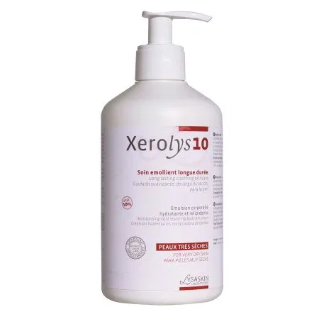 Emulsie pentru piele uscata Xerolys 10, 500 ml, Lab Lysaskin